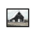 Picture of Black Barn House _GroupedProduct_Rectangle_Landscape_Framed_Matted_