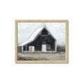 Picture of Black Barn House _GroupedProduct_Rectangle_Landscape_Framed_Matted_
