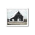 Picture of Black Barn House _GroupedProduct_Rectangle_Landscape_Framed_Matted_