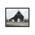 Picture of Black Barn House _GroupedProduct_Rectangle_Landscape_Framed_Matted_