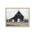 Picture of Black Barn House _GroupedProduct_Rectangle_Landscape_Framed_Matted_