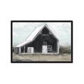 Picture of Black Barn House _GroupedProduct_Rectangle_Landscape_Framed_Matted_