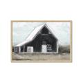 Picture of Black Barn House _GroupedProduct_Rectangle_Landscape_Framed_Matted_