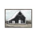 Picture of Black Barn House _GroupedProduct_Rectangle_Landscape_Framed_Matted_