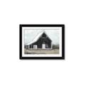 Picture of Black Barn House _GroupedProduct_Rectangle_Landscape_Framed_Matted_