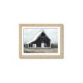 Picture of Black Barn House _GroupedProduct_Rectangle_Landscape_Framed_Matted_