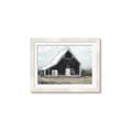 Picture of Black Barn House _GroupedProduct_Rectangle_Landscape_Framed_Matted_