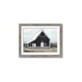 Picture of Black Barn House _GroupedProduct_Rectangle_Landscape_Framed_Matted_