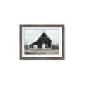 Picture of Black Barn House _GroupedProduct_Rectangle_Landscape_Framed_Matted_