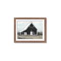 Picture of Black Barn House _GroupedProduct_Rectangle_Landscape_Framed_Matted_