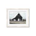 Picture of Black Barn House _GroupedProduct_Rectangle_Landscape_Framed_Matted_