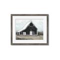 Picture of Black Barn House _GroupedProduct_Rectangle_Landscape_Framed_Matted_