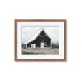 Picture of Black Barn House _GroupedProduct_Rectangle_Landscape_Framed_Matted_