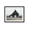 Picture of Black Barn House _GroupedProduct_Rectangle_Landscape_Framed_Matted_