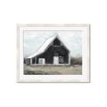 Picture of Black Barn House _GroupedProduct_Rectangle_Landscape_Framed_Matted_