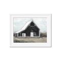 Picture of Black Barn House _GroupedProduct_Rectangle_Landscape_Framed_Matted_