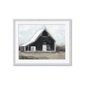 Picture of Black Barn House _GroupedProduct_Rectangle_Landscape_Framed_Matted_