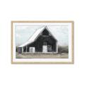 Picture of Black Barn House _GroupedProduct_Rectangle_Landscape_Framed_Matted_