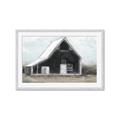 Picture of Black Barn House _GroupedProduct_Rectangle_Landscape_Framed_Matted_