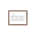 Picture of All You Need Is Love _GroupedProduct_Rectangle_Landscape_Framed_Matted_