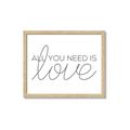 Picture of All You Need Is Love _GroupedProduct_Rectangle_Landscape_Framed_Matted_