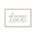 Picture of All You Need Is Love _GroupedProduct_Rectangle_Landscape_Framed_Matted_