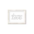 Picture of All You Need Is Love _GroupedProduct_Rectangle_Landscape_Framed_Matted_