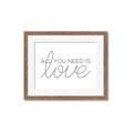 Picture of All You Need Is Love _GroupedProduct_Rectangle_Landscape_Framed_Matted_