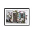 Picture of Door Arched Flower _GroupedProduct_Rectangle_Landscape_Framed_Matted_