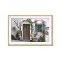 Picture of Door Arched Flower _GroupedProduct_Rectangle_Landscape_Framed_Matted_