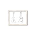 Picture of Guitar _GroupedProduct_Rectangle_Landscape_Framed_Matted_