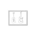 Picture of Guitar _GroupedProduct_Rectangle_Landscape_Framed_Matted_