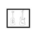 Picture of Guitar _GroupedProduct_Rectangle_Landscape_Framed_Matted_