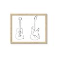 Picture of Guitar _GroupedProduct_Rectangle_Landscape_Framed_Matted_