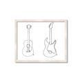 Picture of Guitar _GroupedProduct_Rectangle_Landscape_Framed_Matted_