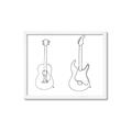 Picture of Guitar _GroupedProduct_Rectangle_Landscape_Framed_Matted_