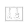 Picture of Guitar _GroupedProduct_Rectangle_Landscape_Framed_Matted_
