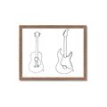 Picture of Guitar _GroupedProduct_Rectangle_Landscape_Framed_Matted_