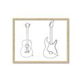 Picture of Guitar _GroupedProduct_Rectangle_Landscape_Framed_Matted_