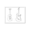 Picture of Guitar _GroupedProduct_Rectangle_Landscape_Framed_Matted_