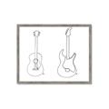 Picture of Guitar _GroupedProduct_Rectangle_Landscape_Framed_Matted_