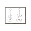 Picture of Guitar _GroupedProduct_Rectangle_Landscape_Framed_Matted_