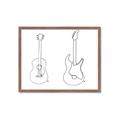 Picture of Guitar _GroupedProduct_Rectangle_Landscape_Framed_Matted_