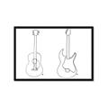 Picture of Guitar _GroupedProduct_Rectangle_Landscape_Framed_Matted_