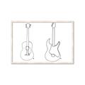 Picture of Guitar _GroupedProduct_Rectangle_Landscape_Framed_Matted_