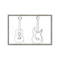 Picture of Guitar _GroupedProduct_Rectangle_Landscape_Framed_Matted_