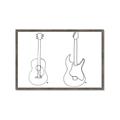 Picture of Guitar _GroupedProduct_Rectangle_Landscape_Framed_Matted_