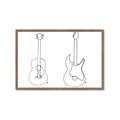 Picture of Guitar _GroupedProduct_Rectangle_Landscape_Framed_Matted_