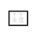 Picture of Guitar _GroupedProduct_Rectangle_Landscape_Framed_Matted_