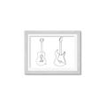 Picture of Guitar _GroupedProduct_Rectangle_Landscape_Framed_Matted_